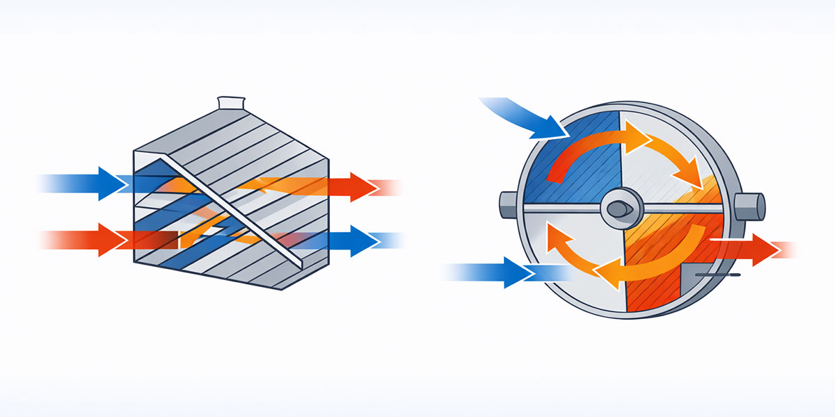 Marquis Intelligence - Plate or Rotary Heat Recovery Unit in Residential Central Ventilation